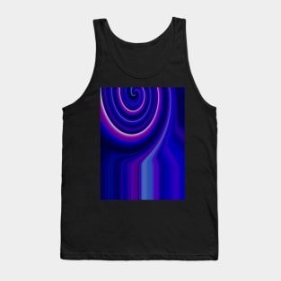 Big spiral in luminescent color Tank Top